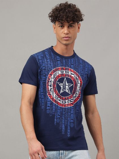 Captain america slim fit t shirt clearance
