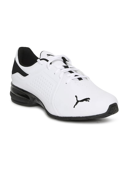 puma sports white shoes