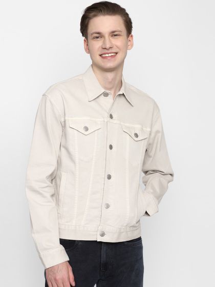Levis cream denim jacket new arrivals