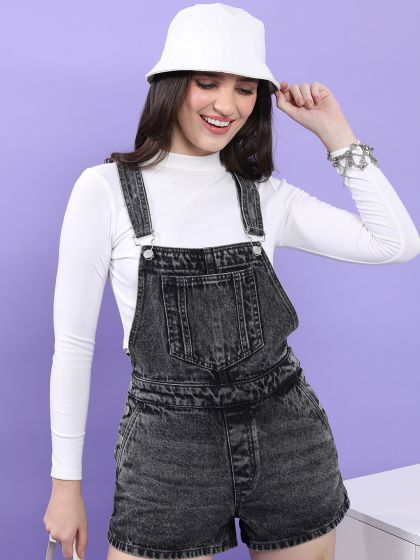 Dungaree discount skirt myntra