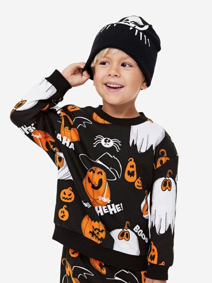 Buy H M Boys Printed Hoodie Sweatshirts for Boys 24432372 Myntra