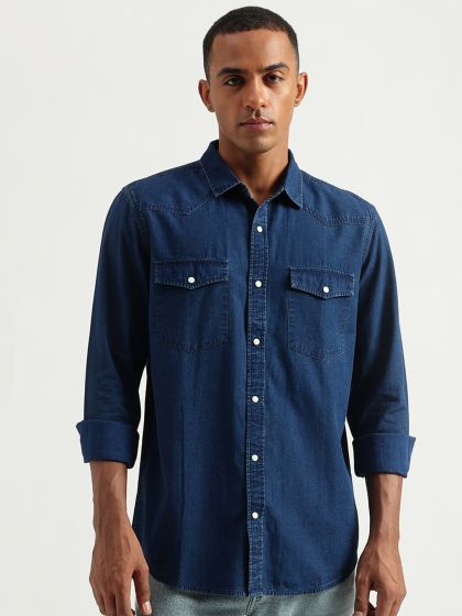 Louis philippe top denim shirts