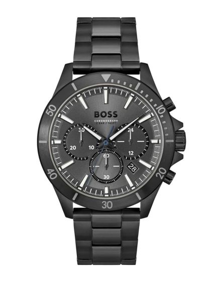 Hugo boss black ceramic black dial bracelet watch outlet