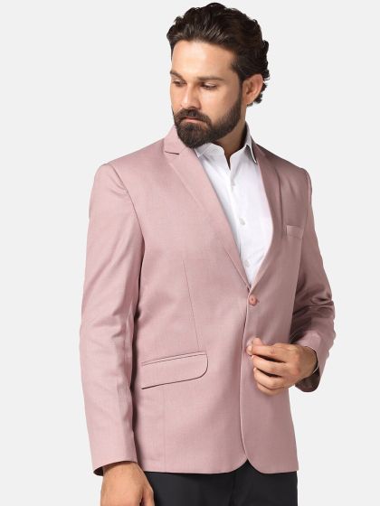 Cantabil Men Pink Casual Blazer