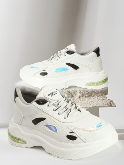 Women's memory sales chunky sneakers