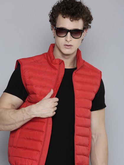 Buy Pearl 7 Men Maroon Solid Insulator Puffer Jacket Jackets for