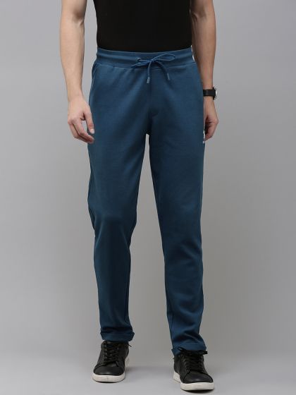 Buy Beverly Hills Polo Club Men Navy Blue Straight Fit Cotton