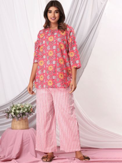 Pure cotton sales night suit