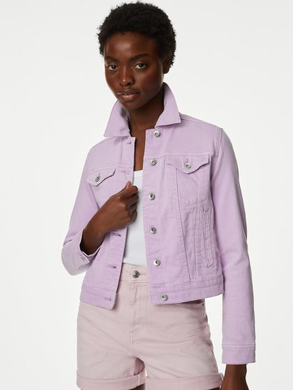 Dorothy perkins pink denim jacket new arrivals
