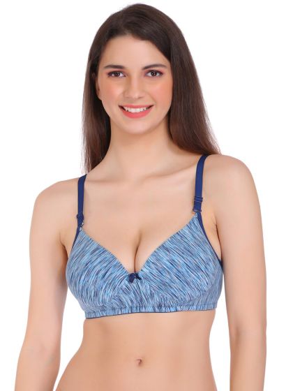 Buy Eve's Beauty Full Coverage Floral Self Design Non Padded Everyday Bra  With All Day Comfort - Bra for Women 24666880
