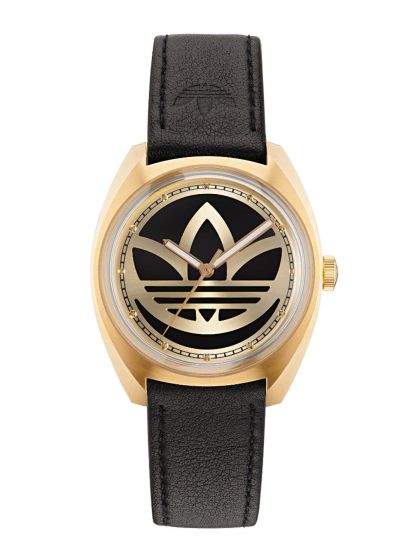 Buy ADIDAS Originals Unisex Leather Straps Analogue Watch