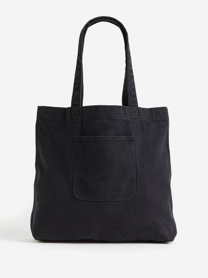 Black shopper bag h&m deals