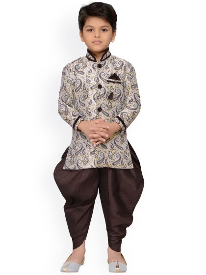 indo western dress for baby boy