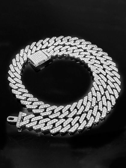 Diamond shop studded chain