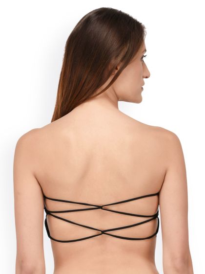 Da Intimo Push up Strapless Backless Bra - Black: Buy Da Intimo