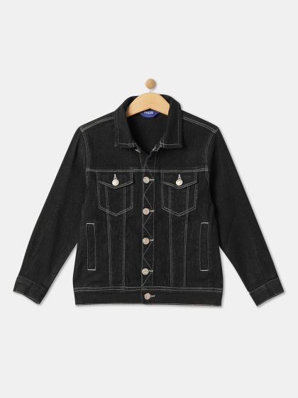 Juniors black hot sale jean jacket