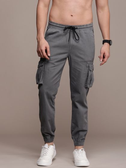 Buy HERE NOW Men Cargo Joggers Trousers for Men 24429846 Myntra