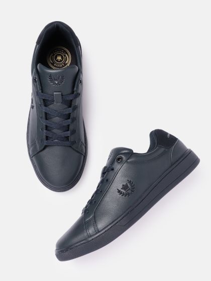 Louis philippe black casual shoes hotsell