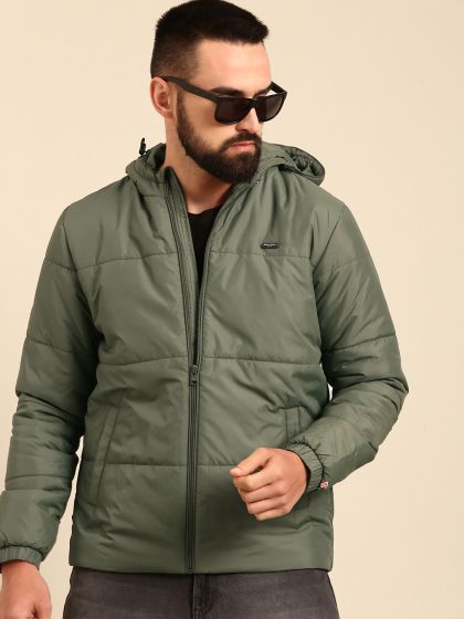 Buy HRX By Hrithik Roshan Men Olive Green Solid Active Bomber Jacket -  Jackets for Men 4453297