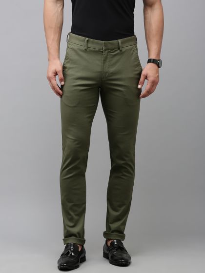 Slim Fit Cargo trousers, Dark Green