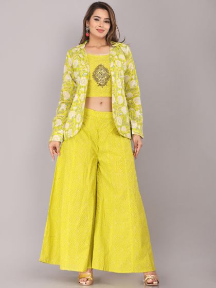 Tulip pants with crop top sale