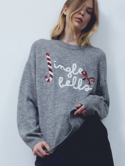 H&m off the outlet shoulder christmas jumper