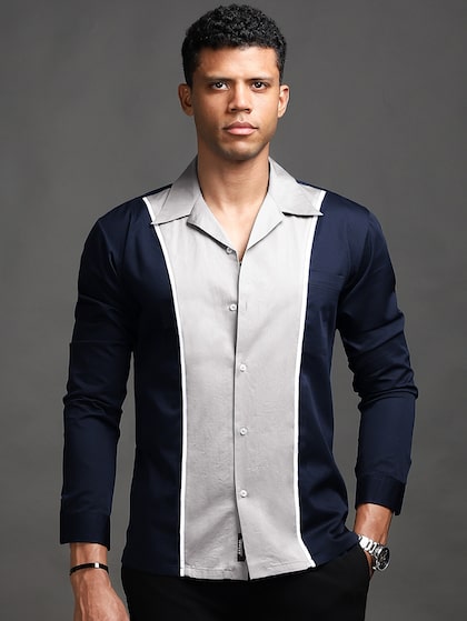 Buy CESARI LONDON Premium Slim Fit Cotton Casual Shirt - Shirts for Men  25286162