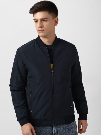 Buy PETER ENGLAND UNIVERSITY Stand Collar Bomber Jacket Jackets
