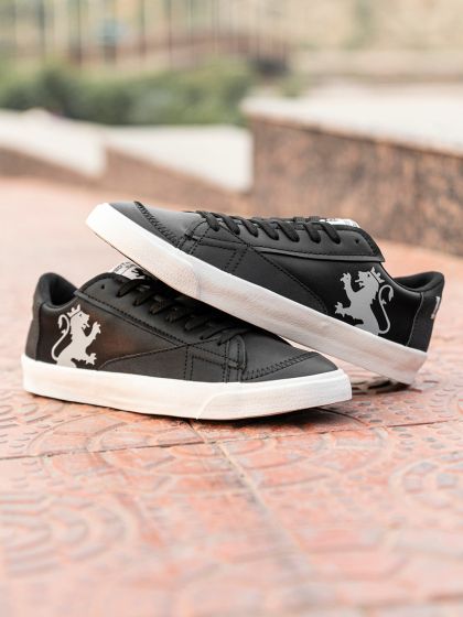 Buy ADIDAS Originals Men Black Leather Superstar Sneakers Casual