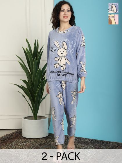 Fur night dress top