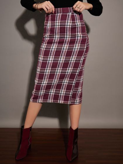 Ruffle deals skirt myntra