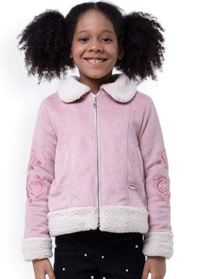 Marks and spencer top pink faux fur coat