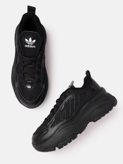 Adidas yung black suede womens deals