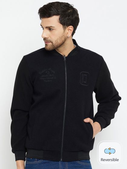Buy Tommy Hilfiger LEWIS HAMILTON Men Black Solid Varsity Jacket