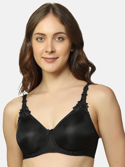 Triumph Elegant Cotton N Non-Wired Full Cup Bra Black (0004) CS :  : Clothing, Shoes & Accessories