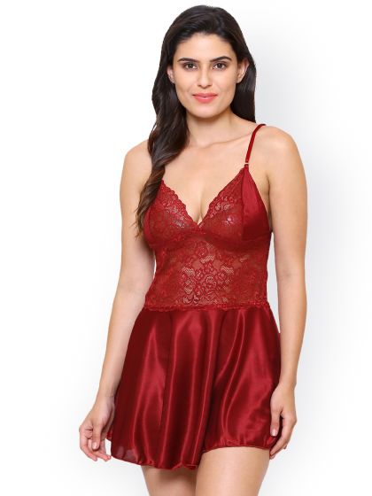 Hot night dress for ladies myntra deals