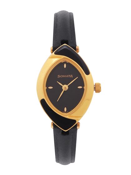 Buy Sonata Women Black Analogue Watch NK8133KM01 Watches for