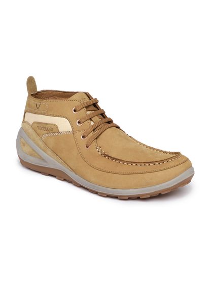 Buy Lee Cooper Men Brown Solid Leather 