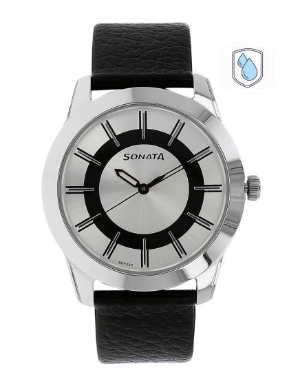Buy Sonata Essentials Men Silver Digital Watch 77082SL01 Watches
