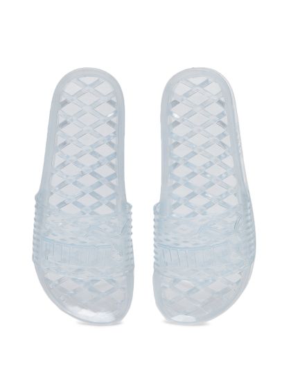 puma transparent slippers