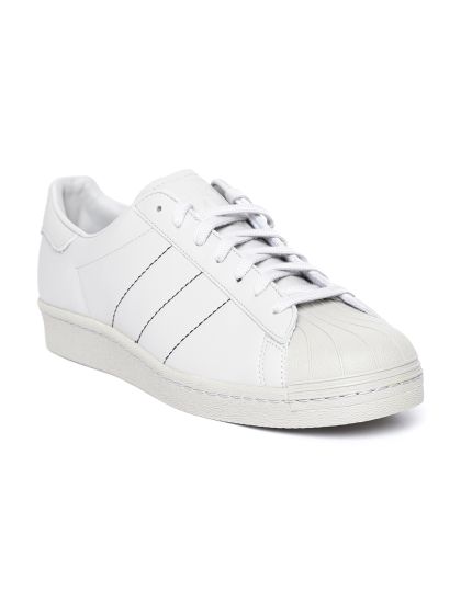 Buy Adidas Originals Men White Superstar Leather Sneakers Casual Shoes For Men Myntra