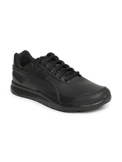 puma men black sneakers