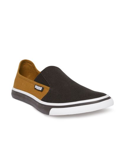 puma men's lazy knit slip on idp sneakers