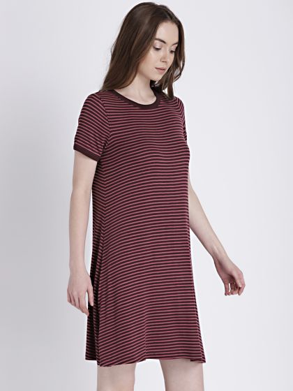 gap burgundy dress