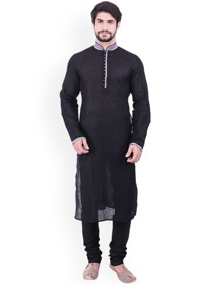 Buy Manyavar Men Black Kurta Churidar Kurta Sets For Men 1845512 Myntra Similarly, eastern fashion styles keep on developing with time and gets along with the trending aura. manyavar
