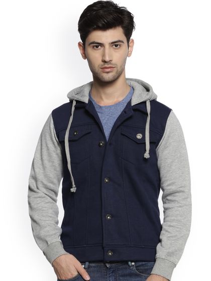 Buy Fox Navy Padded Jacket - Jackets 