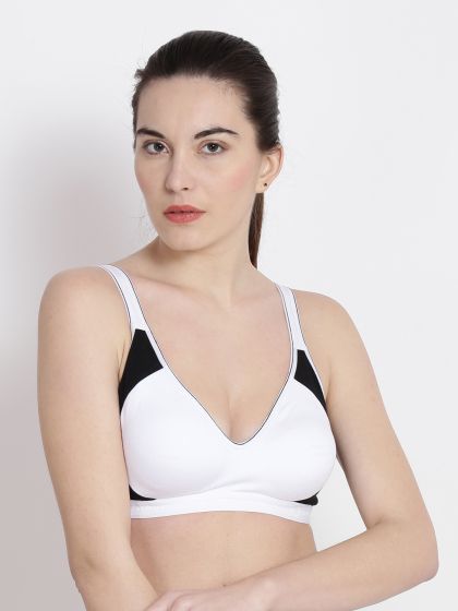 Bodycare Pack of 3 Solid Non-Wired Non Padded Sports Bras EN1608BSW