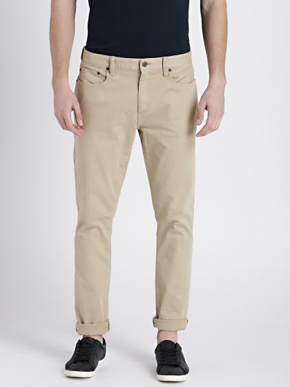 beige color jeans