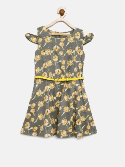 yellow winter dress