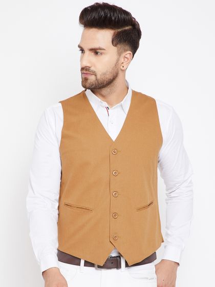 Peach discount color waistcoat